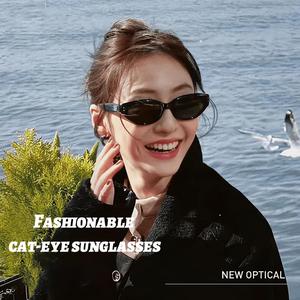 แว่นกันแดดทรงแคทอาย สำหรับผู้หญิง แฟชั่น ป้องกันรังสียูวี
