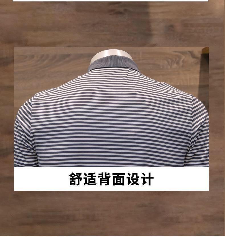 Product Introduction of Áo Polo, Áo Thun Nam Ngắn Tay Mùa Hè, Dành Cho Nam Giới Trẻ Trung Và Trung Niên, Phong Cách Thường Ngày Dáng Rộng Rãi, Công Sở, Áo Thun Cỡ Lớn, Hàng Mới Về 2024 3