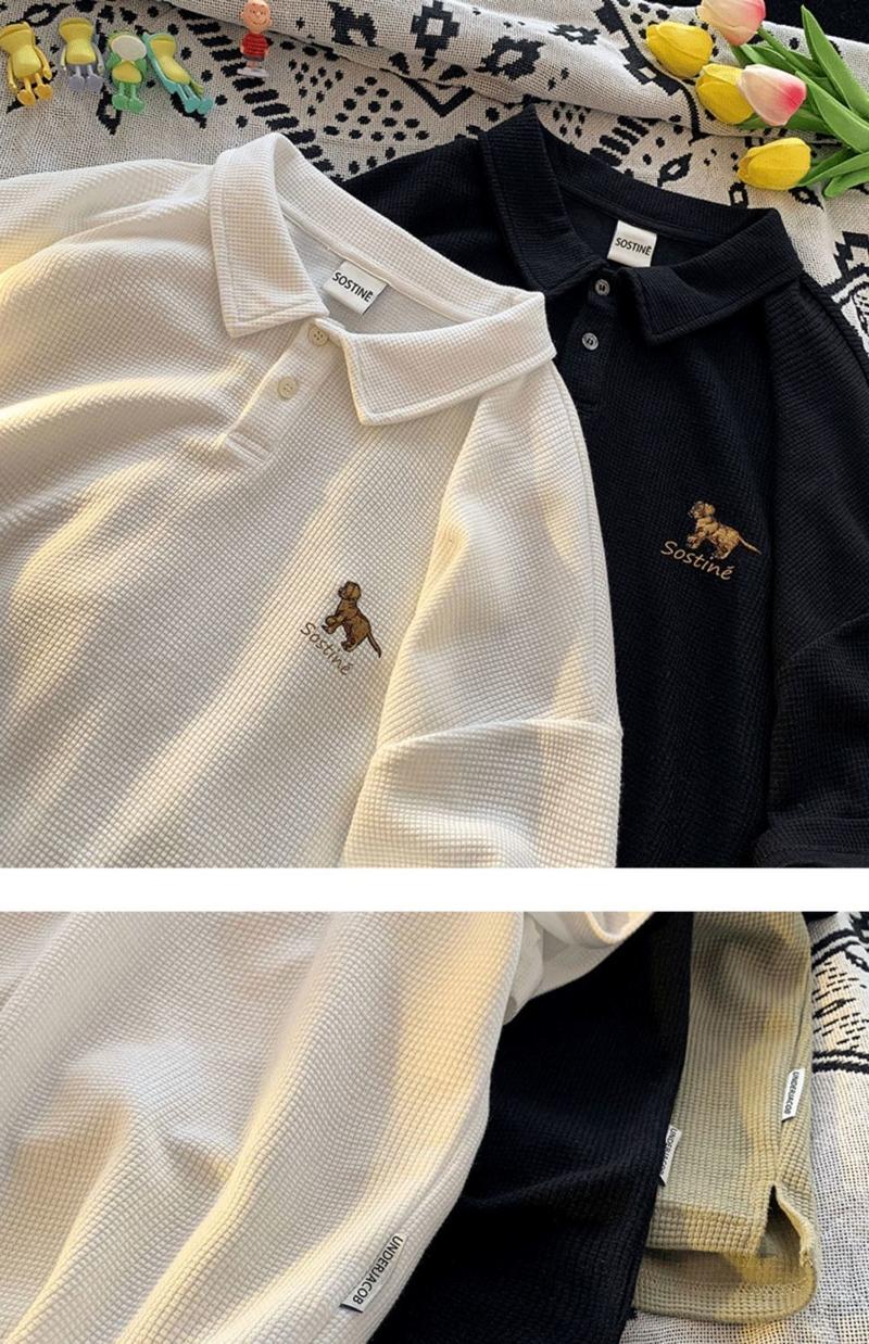 Product Introduction of Áo Polo Bánh Quế, Phong Cách Preppy, Dành Cho Nam Giới, Hợp Xu hướng, Thích Hợp Cho Mùa Hè, Thích Hợp Cho Học Sinh, Thiết Kế Đẹp, Dễ Phối Đồ, Ve Áo, Áo Phông ngắn Tay Áo, Mỏng 11