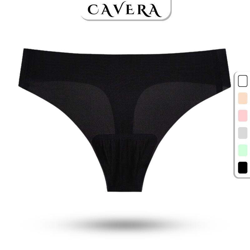 Quần Lót Nữ Su Trơn Lọt Khe Mềm Mỏng Không Lộ Viền , Quần Chip Không Đường May Đáy Dán 2 Lớp Cotton Khử Mùi CAVERA L617