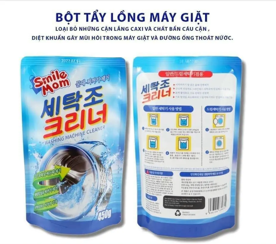 BỘT TẨY LỒNG MÁY GIẶT HAN QUỐC