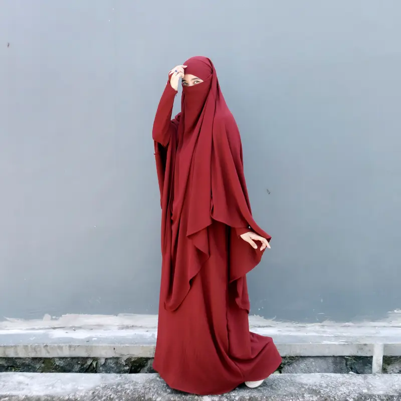 GAMIS Syari Abaya Muslim Wanita Inara Tanpa Khimar Model Turki Arab Dress Maxi Dewasa Crinkle Airflow Premium Jumbo Oversize Hitam Polos 5