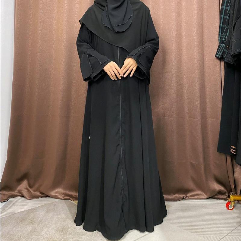 SHAFA ABAYA - Matt Yoryune Gamis Hitam Simple by Asy-Syakira Fashion Temboro 1