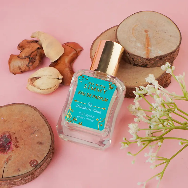 GO WITH SIMMY Eau De Parfum 03 Delighted Ylang 35ml Parfum Pria/Wanita Wangi Tahan Lama Parfum 15% Fragrance 3