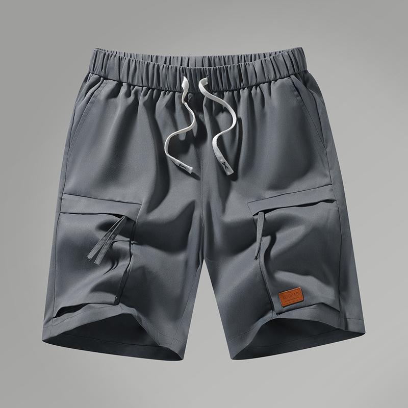 2025 Summer Men's Lightweight Ice Silk Shorts - Breathable Quick-Dry Casual Athletic Cargo Shorts (Plus Size) 7