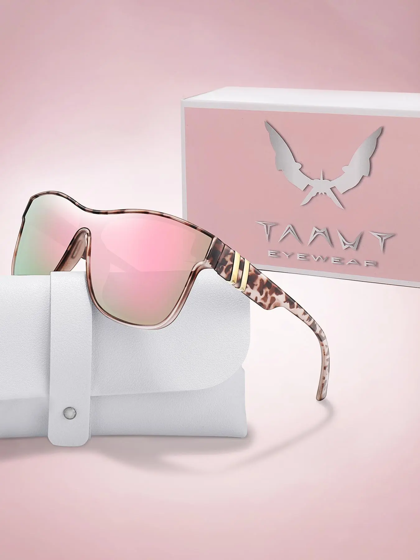 Women's Fashion Leopard Pattern Frames Sunglasses, Trendy Casual Tinted Lens Sunglasses for Everyday Use, Fashion Designer Accessories for Outdoor Activities