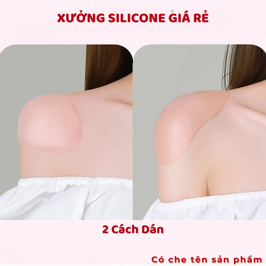 1 Cặp Dán Độn Vai Cho Nam Và Nữ Chất Liệu Silicone Định Hình Vai - 113 mieng  danti mieng  dan Bra Women