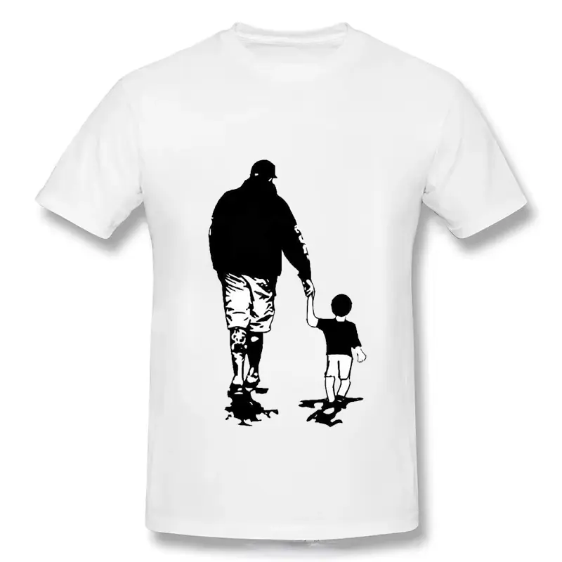 My Dad Is The Best 100% Cotton T-shirt Father's Day Gift Fashion 3D Printed Street Trend Outdoor Tops Good Quality Casual T Shirt