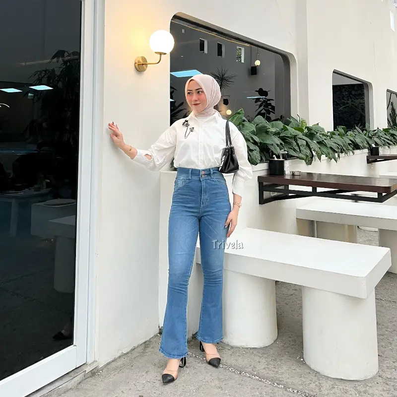 TRIVELA - CELANA JEANS SUPER JUMBO 27-42 MELAR ANTI NGATUNG / MELLISA CUTBRAY 4
