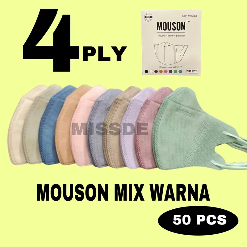 MASKER DUCKBILL MOUSON ISI 50 PCS Dewasa 2