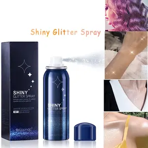 Ibcccndc Shiny Glitter Spray Body Glitter For Face Skin Hair And Clothes