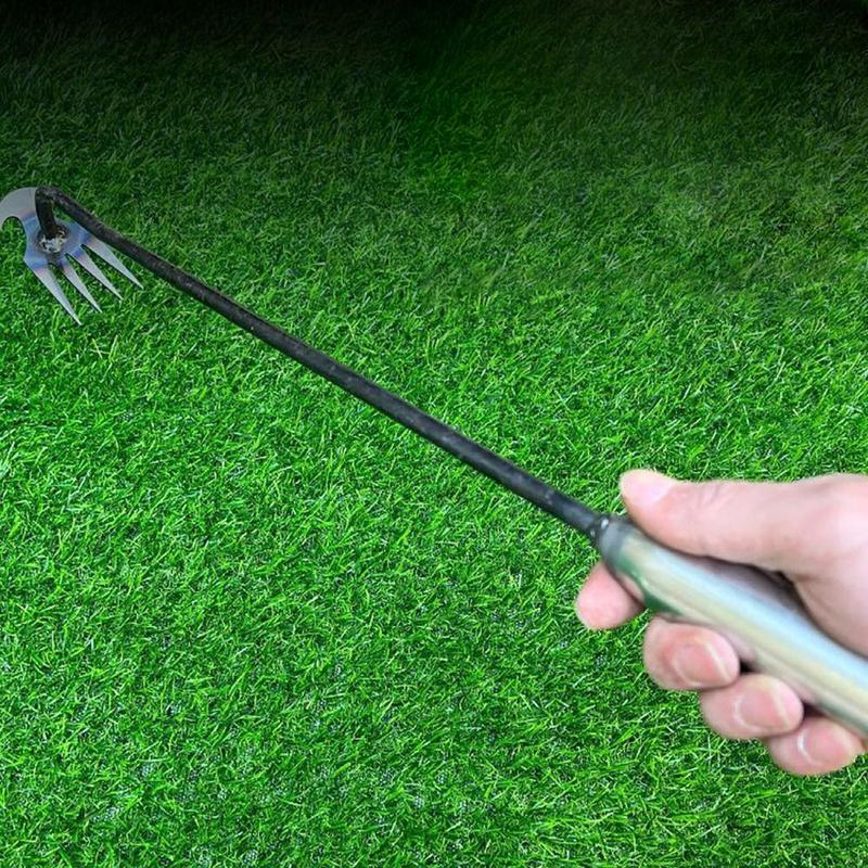 Product Introduction of New Uprooting 4 Teeth Weeders Weed Remover Forged Weed Puller Weeding Tool Weeding Artifact 17