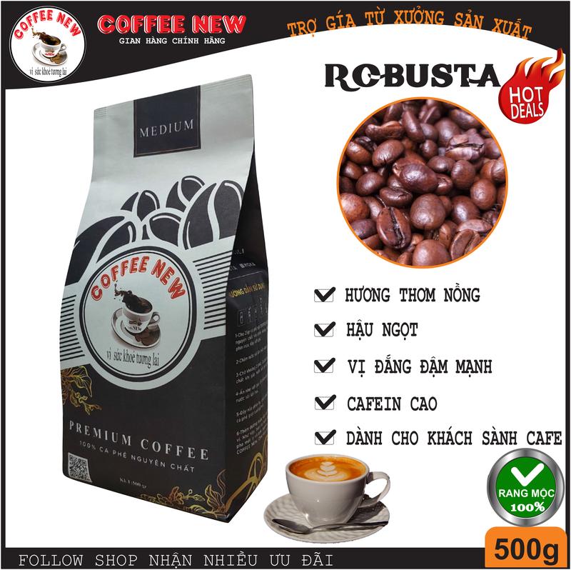 Cà phê Robusta PREMIUM ROBUSTA - Rang Mộc - Pha Phin hoặc Pha Máy - 250g, 500g Hạt & Xay 2