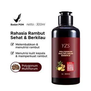 YZS BPOM Shampo Penghitam Rambut Uban Permanen Sampo Black Herbal Natural Gingseng 300ML