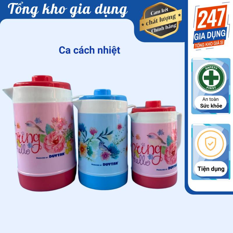 Bình đựng nước nhựa giữ nhiệt, ca kiểu Duy Tân