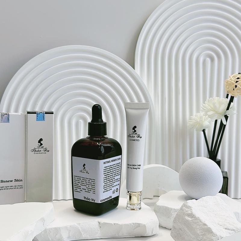 Combo PEEL DA 50ml bao gồm retinol renew skin THẢO NY 50ml và kem face bong 30g DÀNH CHO DA MỤN, NÁM, TÀN NHAN, SẸO Rổ Skincare Chăm Sóc Da Làm Đẹp Da Serum