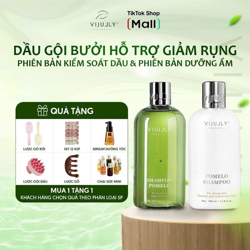 DẦU GỘI BƯỞI POMELO SHAMPOO VIJULLY chăm sóc tóc ( QUÀ TẶNG KÈM TUỲ CHỌN) Dưỡng Tóc