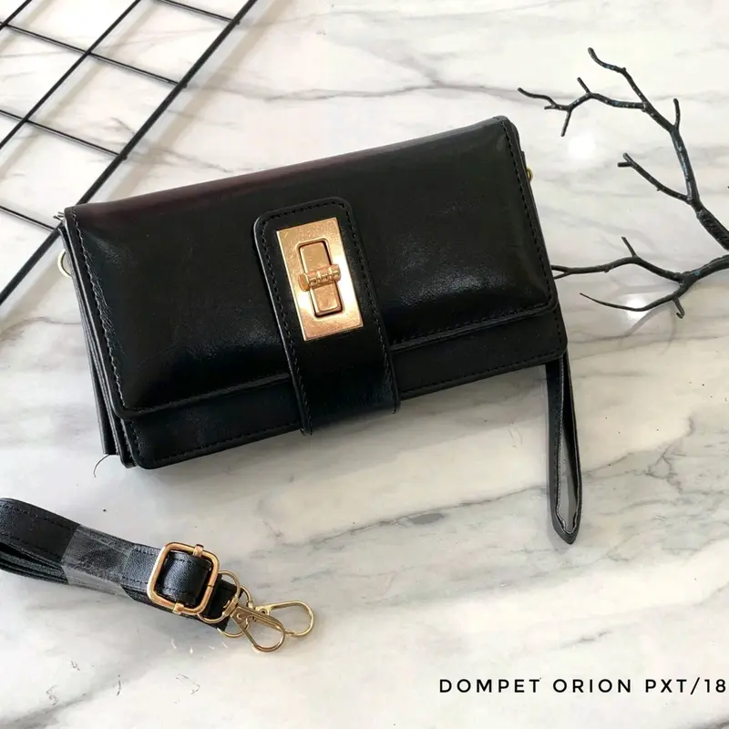 Dompet selempang wanita Cleva 2 tali dompet Orion Vintage Dompet Panjang 3