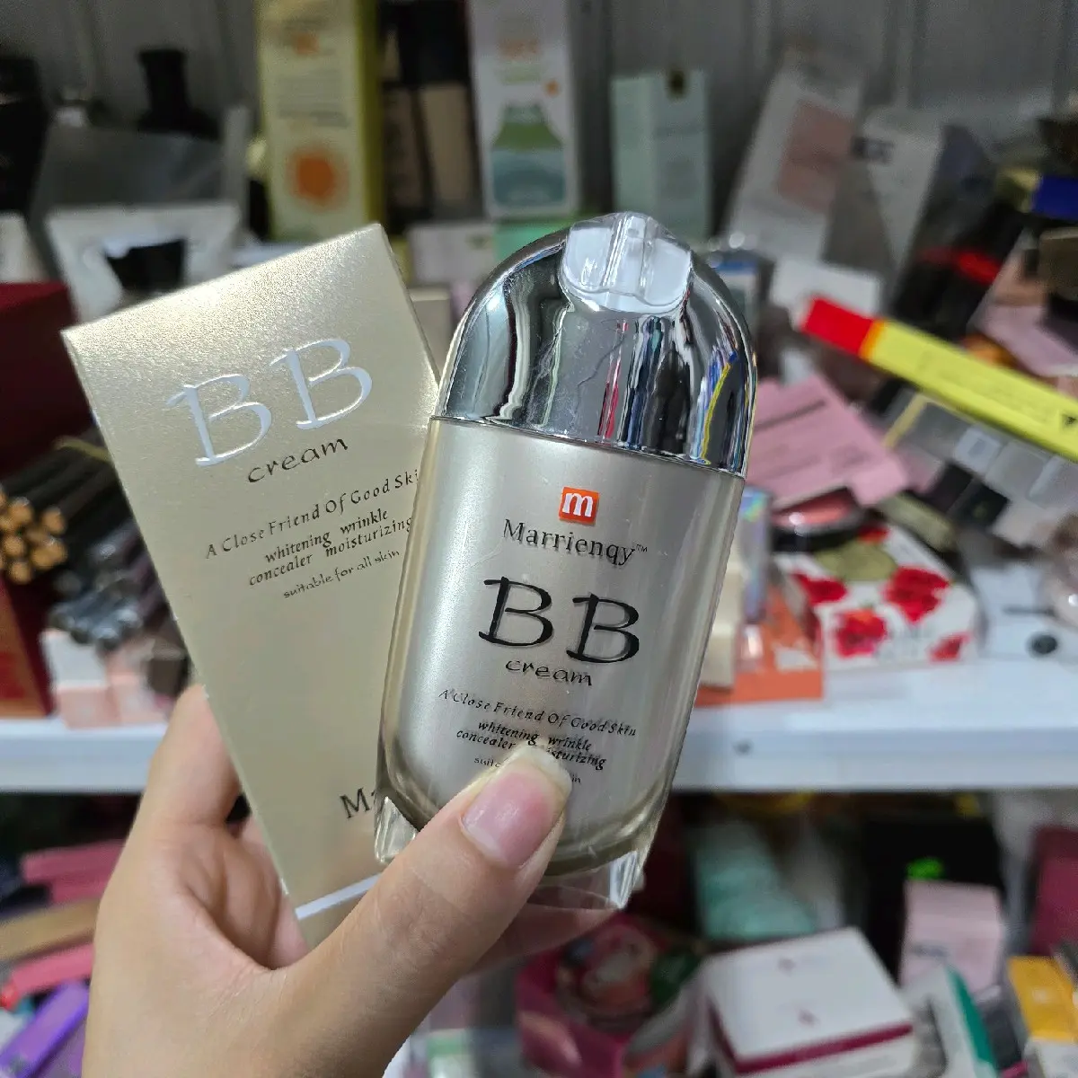 Kem nền BB Cream Marrienqy che phủ hoàn hảo Hàn Quốc 50g trietsac