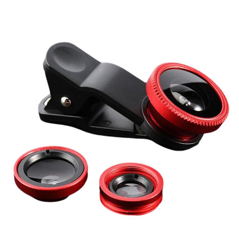 Product Introduction of 3 In1 Fisheye Phone Lens 0.67X Wide Angle Zoom Fish Eye Macro Lenses Camera Kits With Clip Lens R0S7 10