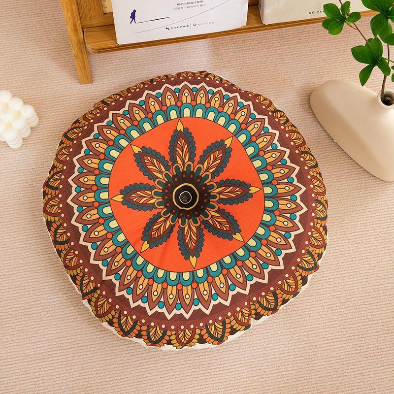Đệm dày, hình tròn, thích hợp cho ghế Futon, sử dụng tại nhà và văn phòng, tất cả các mùa, đệm ghế, mềm mại, thích hợp cho học sinh ngồi, phong cách Người Nổi Tiếng trên Internet 3