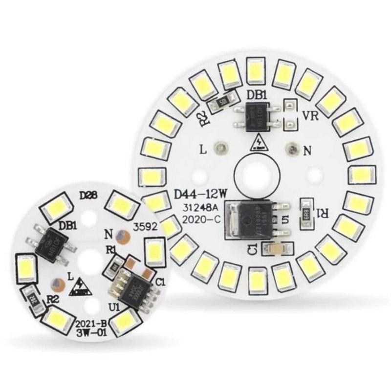 5 cái Chip LED tròn Đèn rọi Bảng mạch PCB AC 220V SMD 2835 3W 5W 7W 9W 12W Chip…