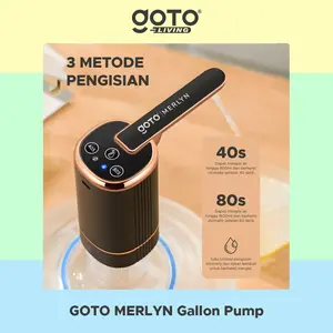 X Goto [COD] Merlyn Pompa Galon Lipat Electric Dispenser Air Minum USB Charge