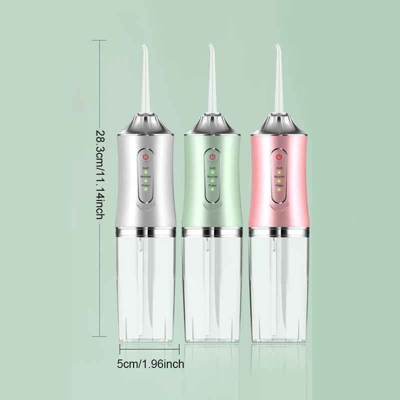Comfort Electric Water Flosser Tools, 1 Set Durable Portable Rechargeable Oral Irrigator with 4 Multifunctional Nozzle, Personal Oral Care Tools, Daily Care Halloween Christmas Gift, Fall Essentials, Gift For Women Multicolor 1