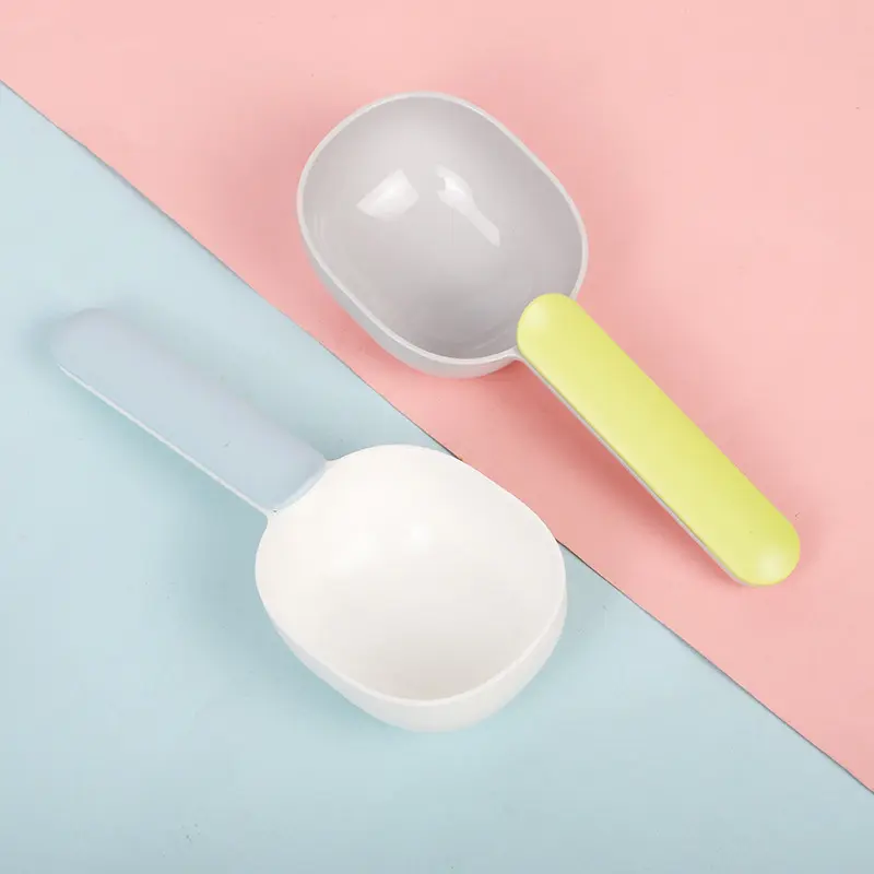 Muỗng Đựng Thức Ăn Cho Thú Cưng, Đa Chức Năng, Cho Thức Ăn Cho Mèo Và Chó, Có Thể Dùng Để Đựng Cơm Và Bột, Có Kẹp Tay Cầm, Thiết Kế Dễ Thương Và Sáng Tạo
