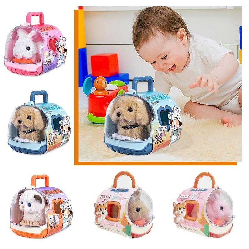 1 Set Children Toys Dogs Walking Can Bark Baby Simulation Boys Plush Cute Pets K5N2 Puppy G8C5 1