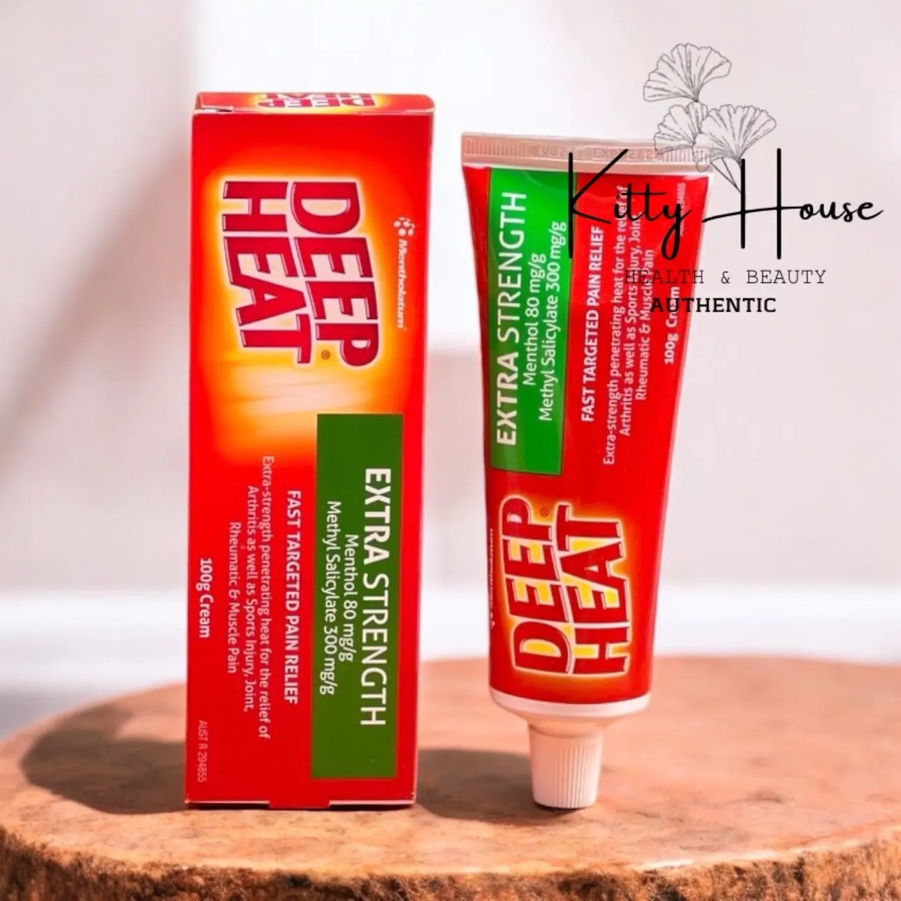 KEM BÔI DEEP HEAT EXTRA STRENGTH TUÝP 100MG CHÍNH HÃNG