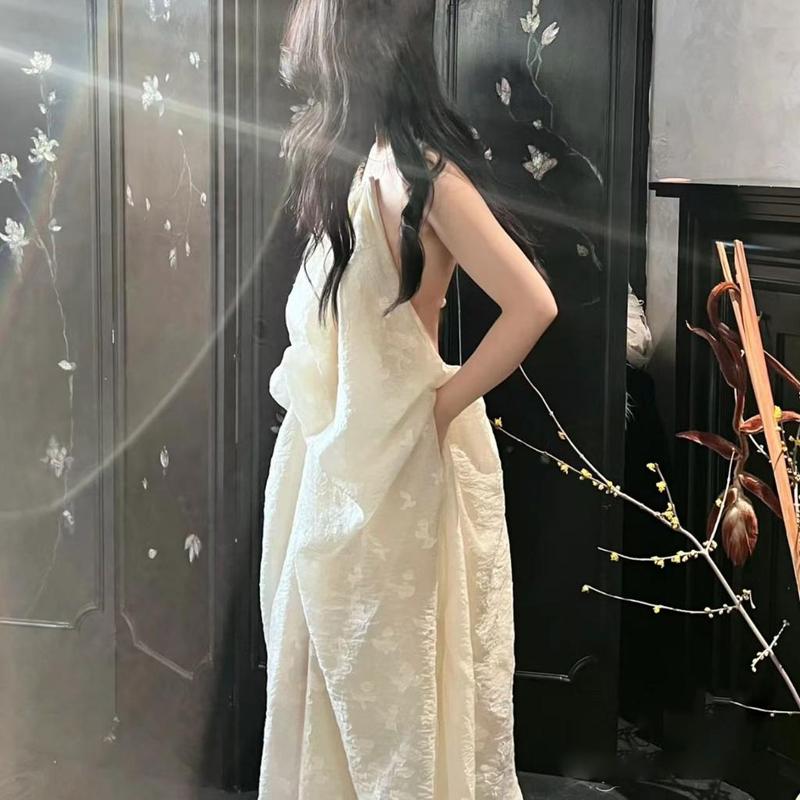 Đầm hở lưng kiểu Pháp Elena Dress by Jane