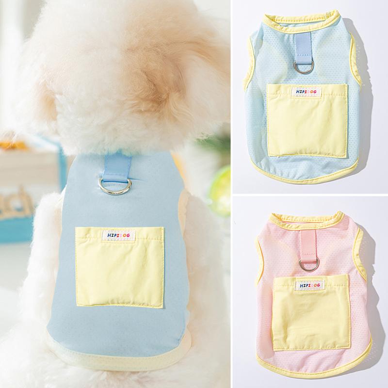 Product Introduction of Dog Cool and Comfortable Summer Dog Two Leg Clothes Teddy Yorkshire Breathable Clothing Pet Supplies #476887 40