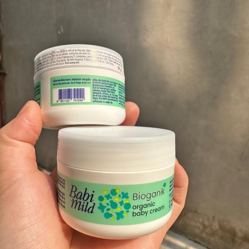 Kem dưỡng da cho bé Babi Mild chuẩn hàng thái hộp 50g