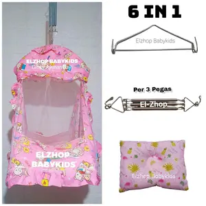 Ayunan Bayi Karakter 6in1 Set Per 3 Pegas