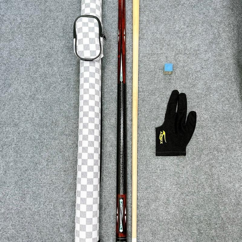 LEADSUPER Cue/Bộ Sản Phẩm Cơ BiDa Lỗ/Combo Gậy BiDa Lỗ/Cơ Bi a Lỗ/Combo Cơ bida Dòng Phổ Thông Ngọn Mộc (Kèm Đầy Đủ Phụ Kiện)Sport Đồng