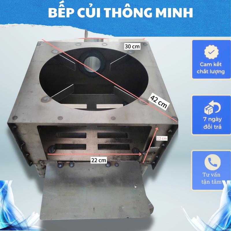 Bếp Củi Không Khói Đa Chức Năng A30 - Chống Đen Nồi, Nấu, Lẩu, Nướng Bếp Ga bếp ga  chạy điện bếp  titanium lò  củi bep  gas bếp  củi bếp  đun lò  bếp lò  củi bếp  trấu bếp  củi bếp  gas