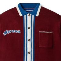 Gambar Kemeja Tenue de Attire - Berona Short Sleeve Knitted Shirt - Maroon Kerah Pria dari Tenue de Attire Kota Administrasi Jakarta Selatan 2 Tokopedia