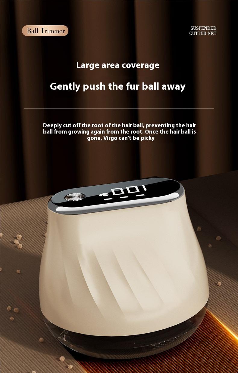 Product Introduction of New Mini Fur Ball Trimmer Household Rechargeable Lady Shaver Digital Display Clothing Hair Remover Portable Depilation Ball 7
