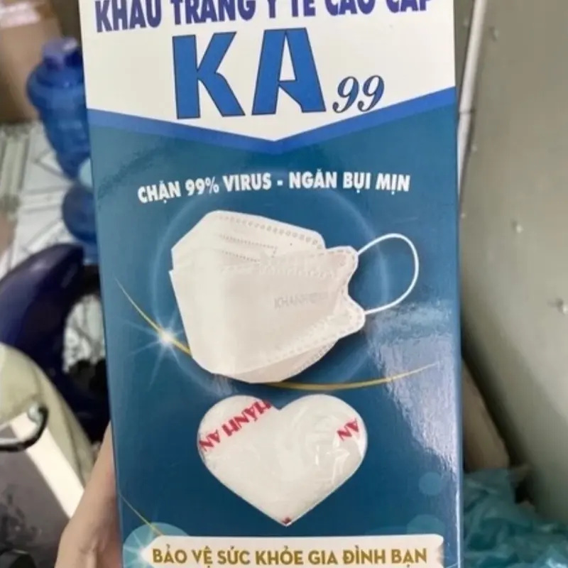 COMBO 10 hộp (300 cái) KHẨU TRANG KHÁNH AN KA 99 màu trắng 299k 2