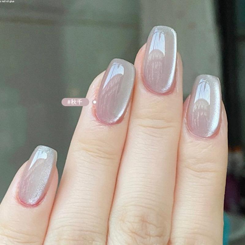 Product Introduction of COD สีเจลลูกแก้วกระจก สีเจลลูกแก้วรุ่นใหม่ รุ่นยอดฮิตสวยๆ มีสองขนาด 10ml และ 15ml ต้องใช้แม่เหล็กดึงลาย 5