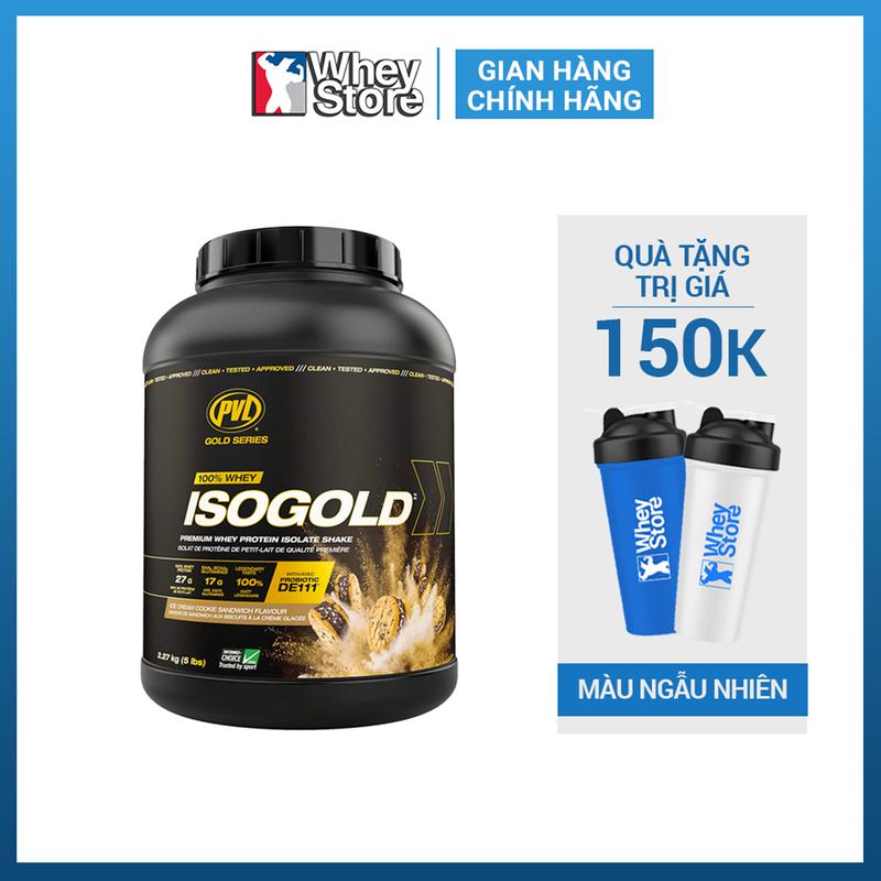 Bột Protein PVL Iso Gold Whey Protein With Probiotic 5lbs | WHEYSTORE