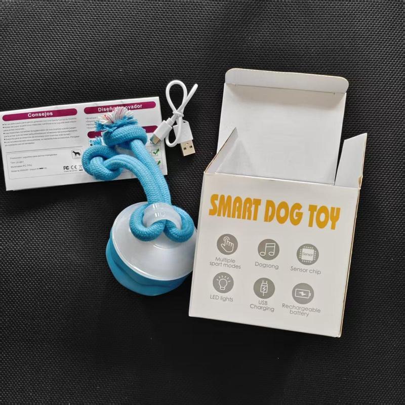 Product Introduction of USB Rechargeable Automatic Rolling Ball, Interactive Smart Dog Teaser Toy, Pet Chasing Toy, Dog & Cat Accessories, Pet Supplies 3
