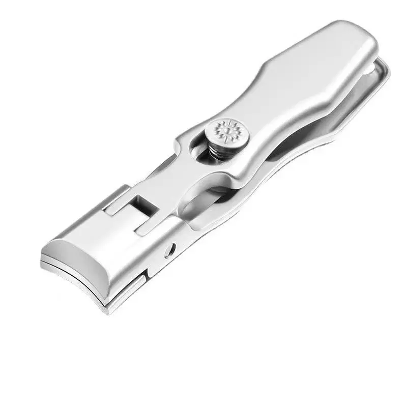 Portable Nail Clipper, Large Opening Stainless Steel Splash Proof Nail Trimmer with Switch Lock Position Design, Manicure & Pedicure Tools for Home & Salon Use, Valentine's Day Gift, Body Care Products