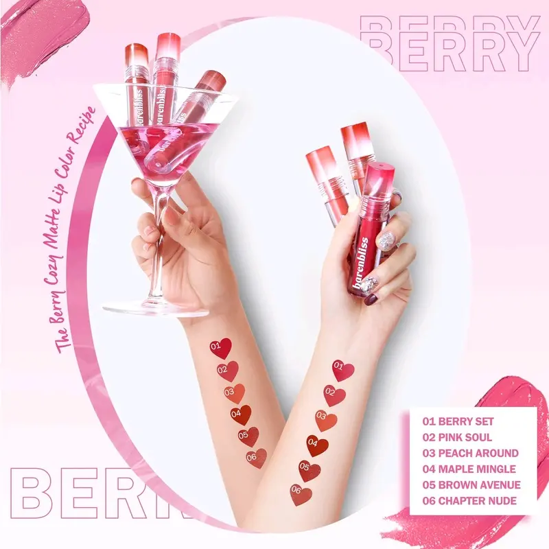 BNB Barenbliss Berry Makes Comfort Lip Matte Gloss 5