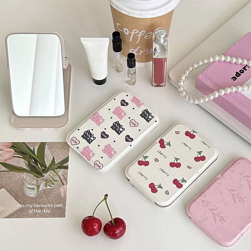 Gương Bỏ Túi Trang Điểm Mini Cầm Tay Góc Có Thể Điều Chỉnh Để Bàn, Gương Mỹ Phẩm Gấp Nhỏ Độ Nét Cao, Dụng Cụ Trang Điểm Cho Phụ Nữ, [LLL]