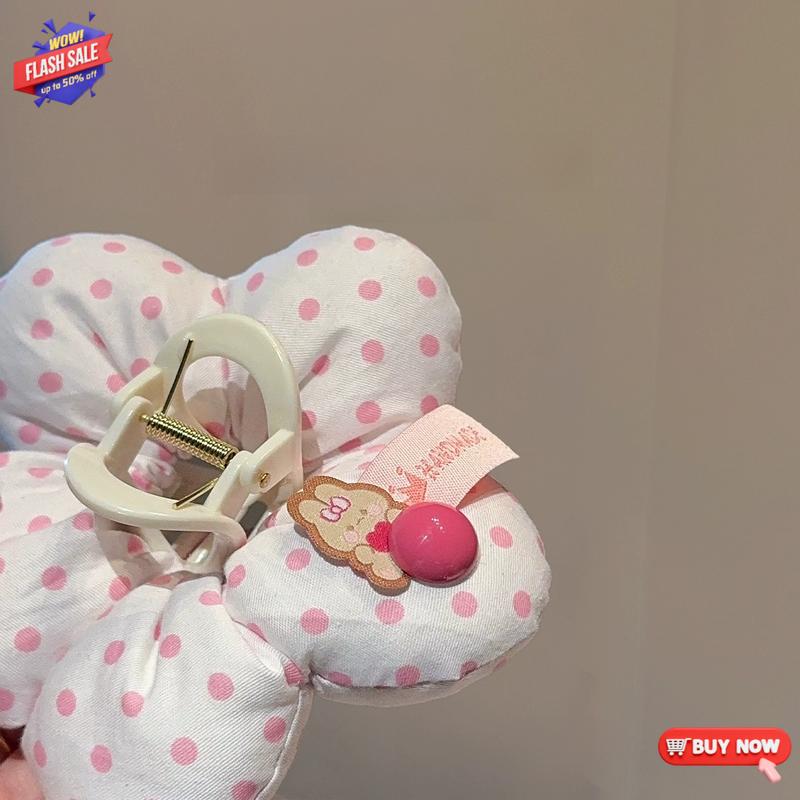 Càng Cua, Cà Vạt Cuckoo Nước Sốt, kẹp bông hoa lụa, Thiết Kế Độc Đáo Kẻ Sọc  Hoa 3D,  Cá Mập Đệm Bông, Thiết Kế Đẹp,   Nửa Đầu, Phụ Kiện  Sau Đầu, Dành Cho Phụ Nữ  Nam Giới, Thời Trang Phong Cách Mới, Hàng Có Sẵn Năm 2025 và kẹp tóc