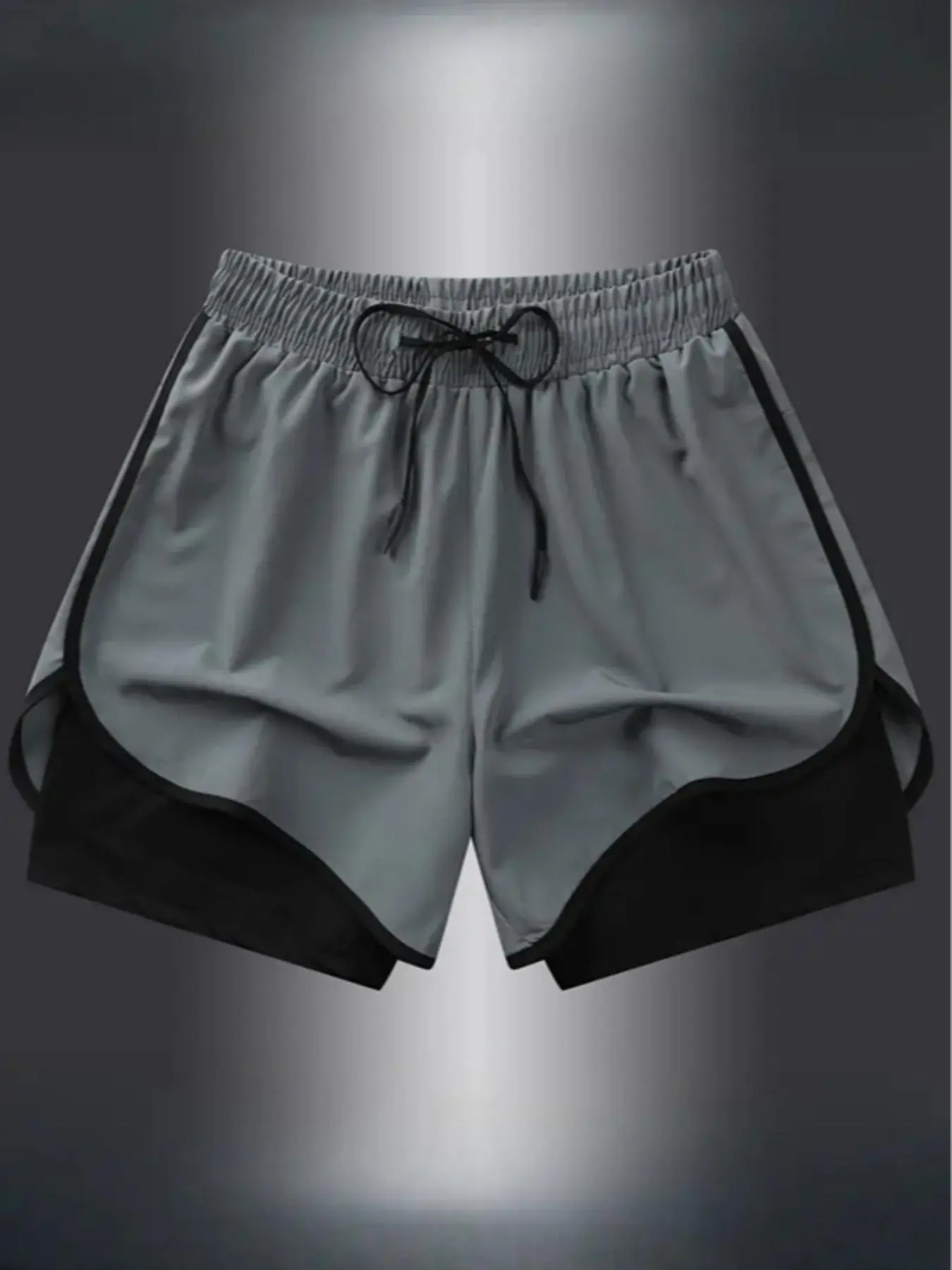 Unisex's Drawstring Waist Sports Shorts, Casual Comfy Breathable Shorts for Summer, Unisex's Bottoms for Daily Wear