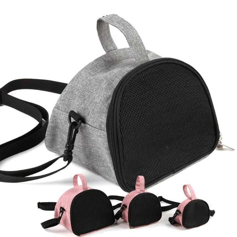 Portable Small Pet Bag Hamster Honey Carriers Outgoing Bag Hedgehog One Shoulder Adjustable Breathable Carrying Bag mochilas 1