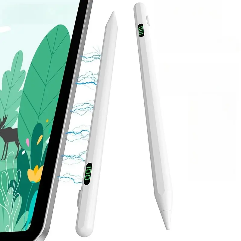 Rechargeable Magnetic Stylus Pen, Portable Rechargeable Stylus Pen with Digital Display, Touch Screen Pen for iPad & Android Devices, Wireless Digital Products 2